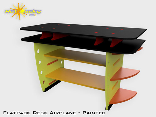 Flat-Pack Desk Kit Airplane