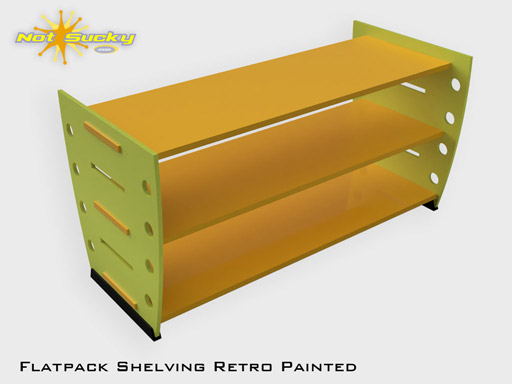 Flat-Pack Shelving Kit Retro