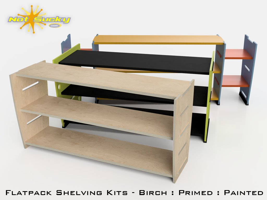 Flat-Pack Shelving Kits