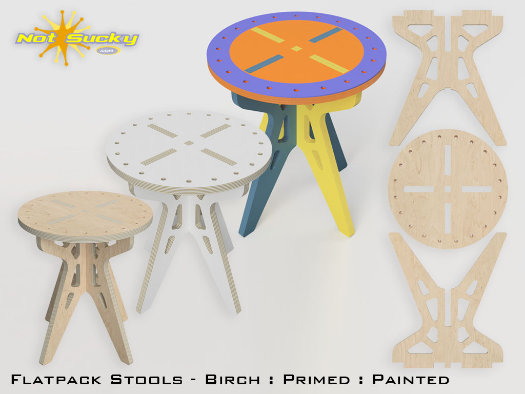 Flat-Pack Stool Product Page