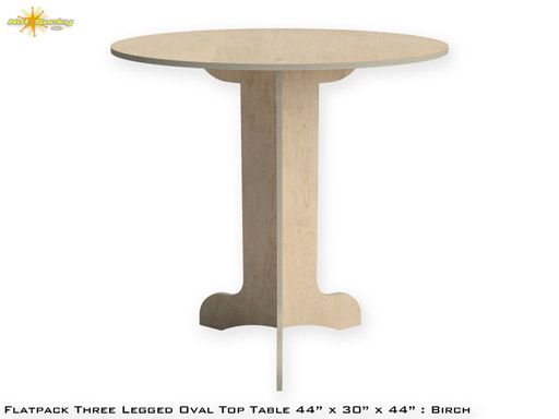 Flat-Pack Table Kit Pedestal Round Top